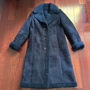Boden faux Suede coat. Size 2